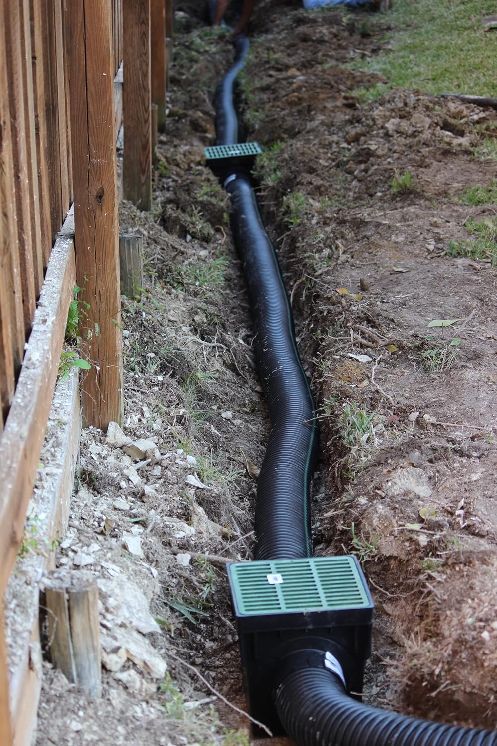 Professional drainage installation in East Memphis neighborhood